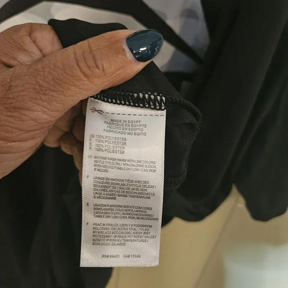 Reebok Men’s Graphic Performance T-Shirt Size 4X | Black & Gray Logo Tee | Comfo - Picture 4 of 4